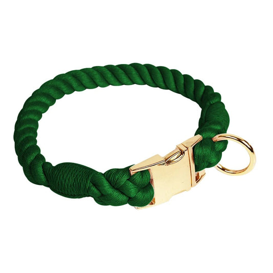 Braided Rope Dog Collar - Kawaii Pet Central