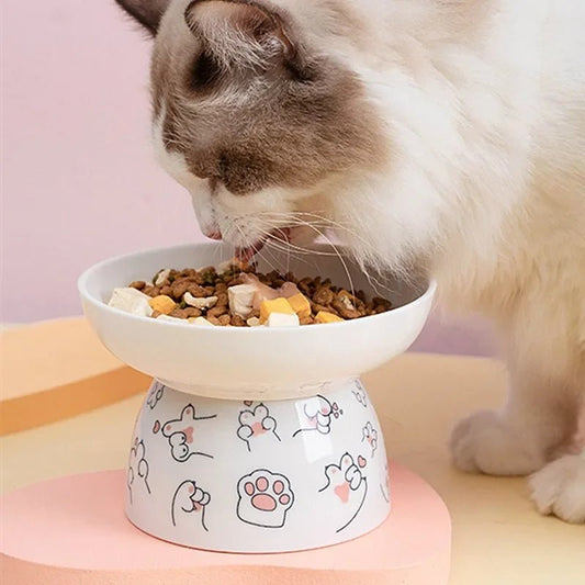 Cat Paw Pet Food Bowl - Kawaii Pet Central
