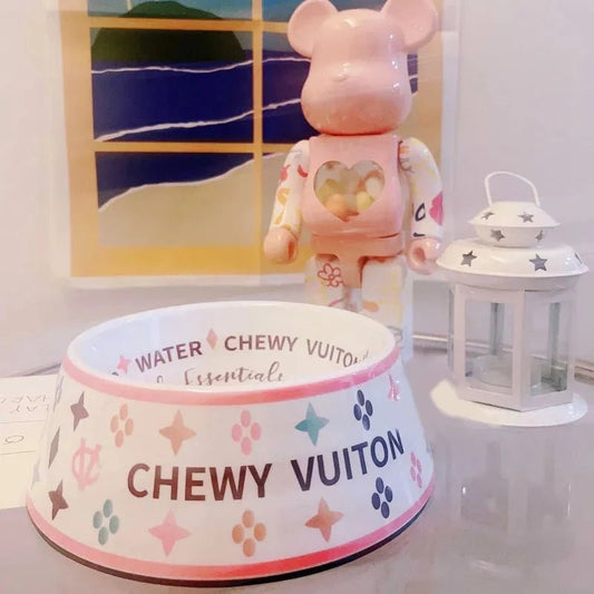 Chewy Vuitton Bowl - Kawaii Pet Central
