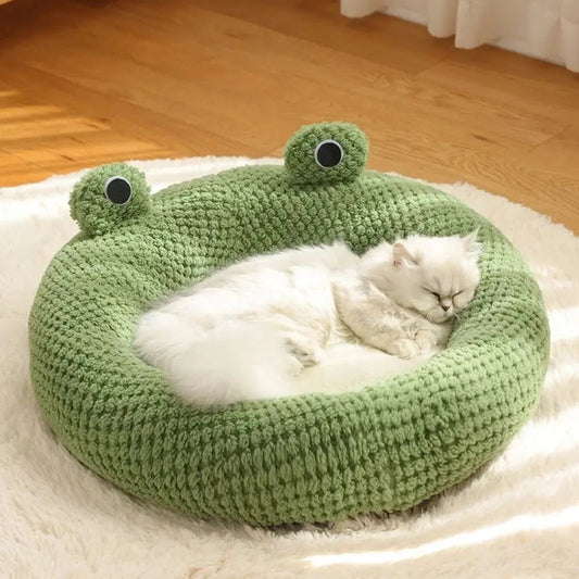 Frog Flat Bed - Kawaii Pet Central