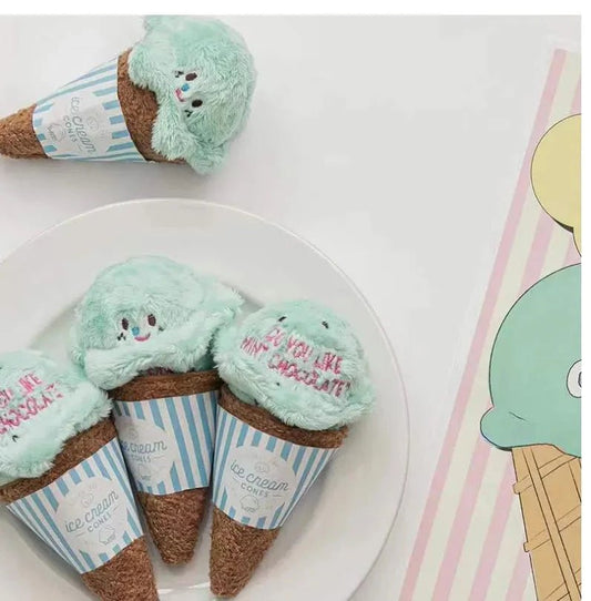 Ice Cream Plushie - Kawaii Pet Central